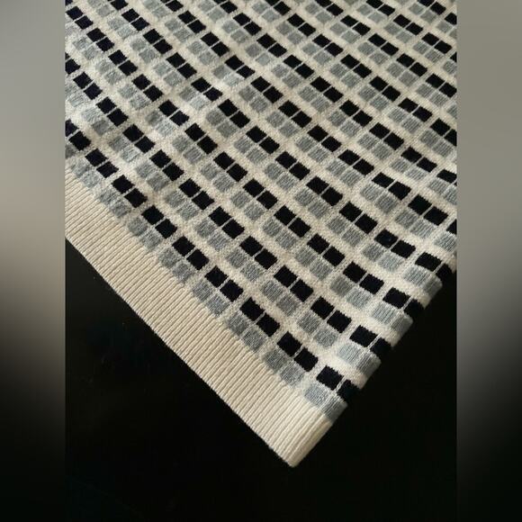 ARITZIA BABATON White/Gray/Black Checkered Knit Mini Skirt sz XS (NWOT) - Picture 8 of 12